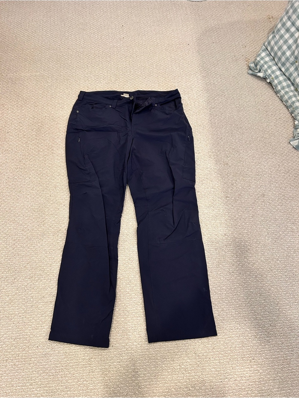 Duluth Trading Co Navy Boot Cut Pants